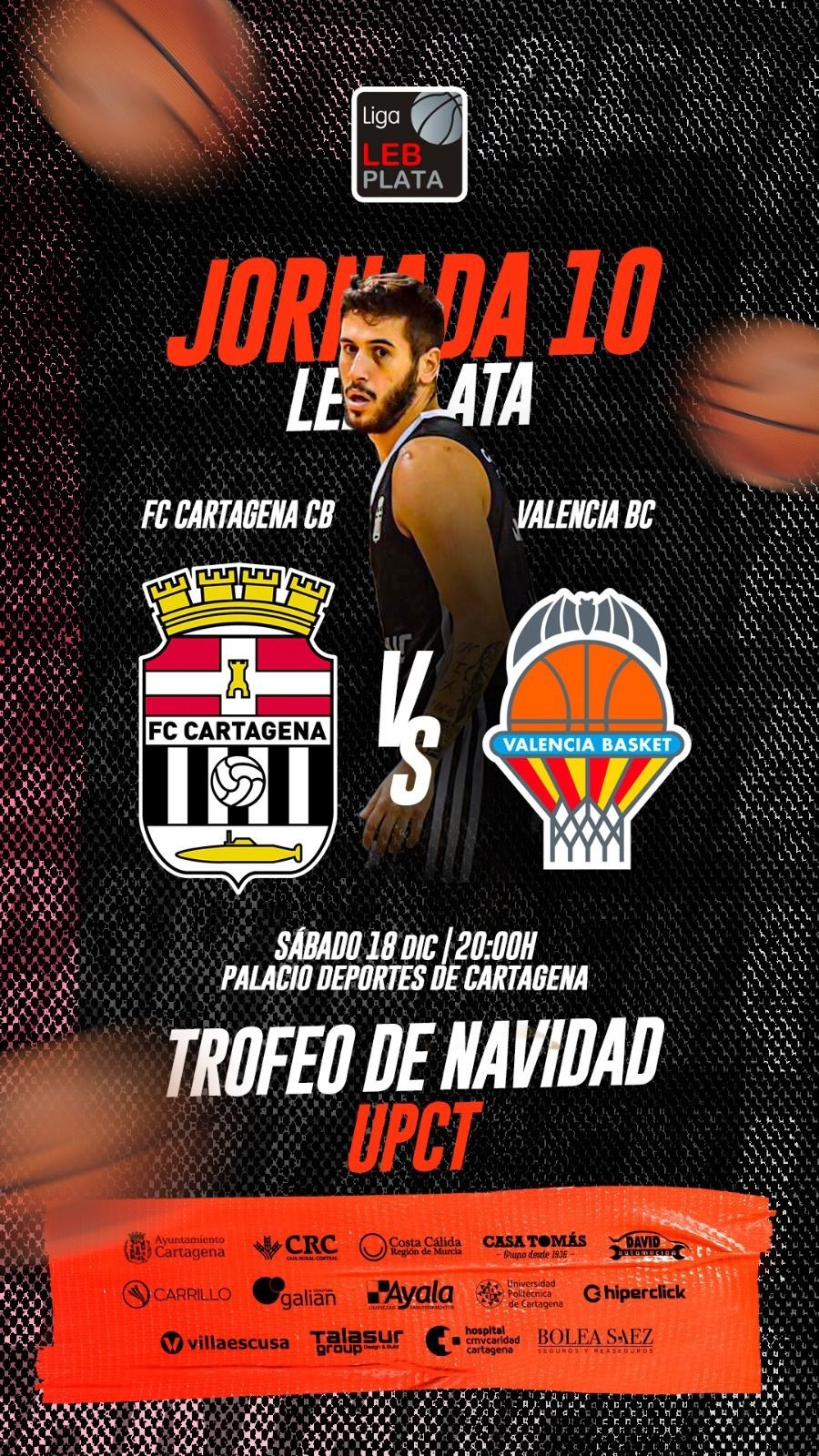 Imagen Trofeo de Navidad UPCT. Partido de baloncesto.