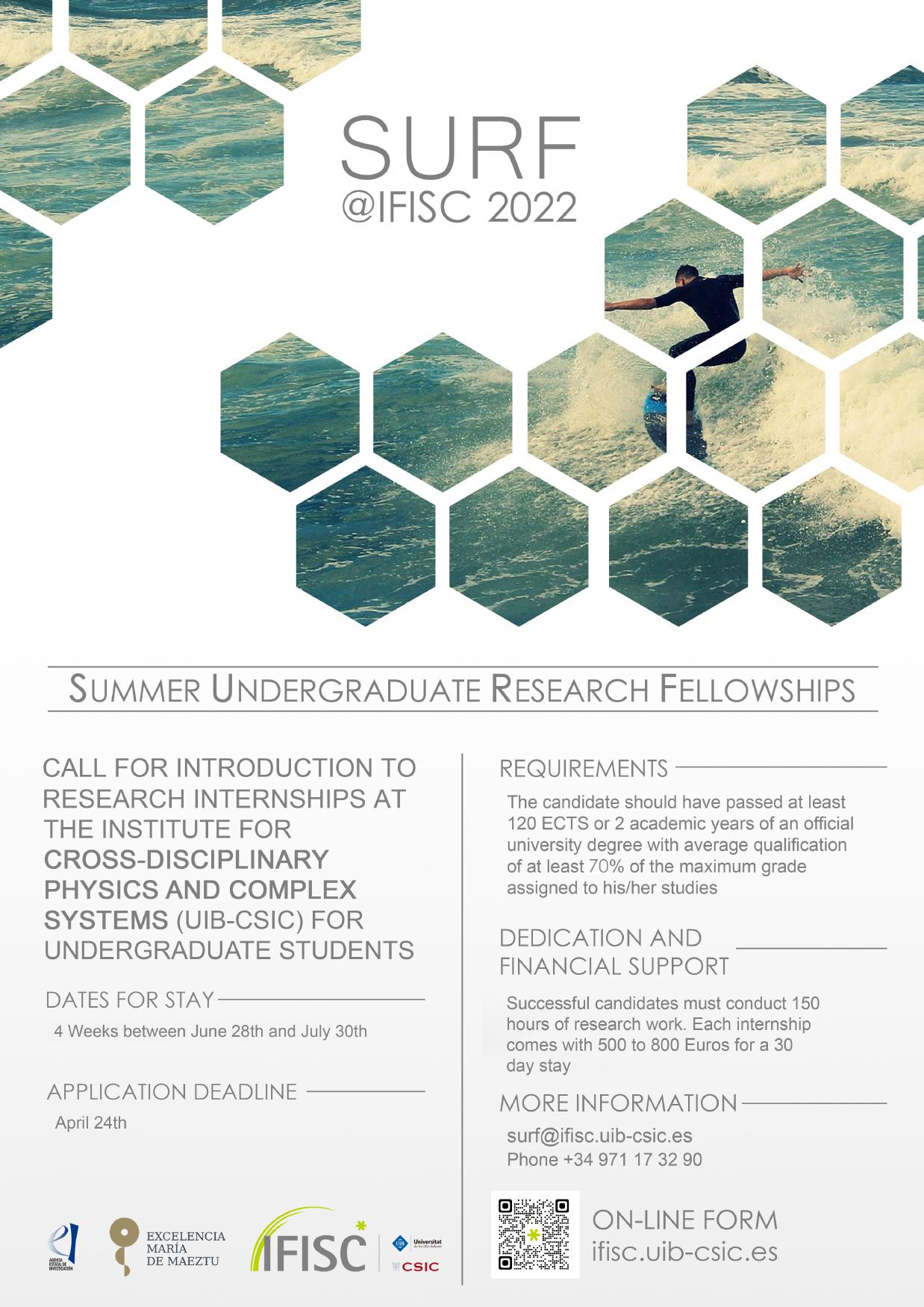 Imagen Becas SURF 2022 Introducción a la Investigación