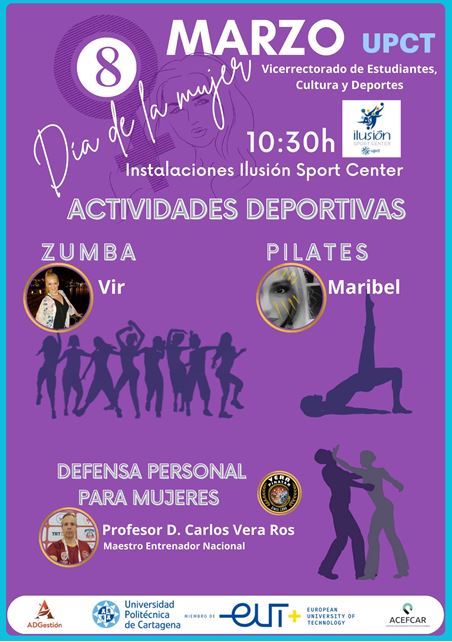 Imagen Día de  la Mujer. A las 10:30h. Actividades Deportivas en el Ilusión Sport Certer.
