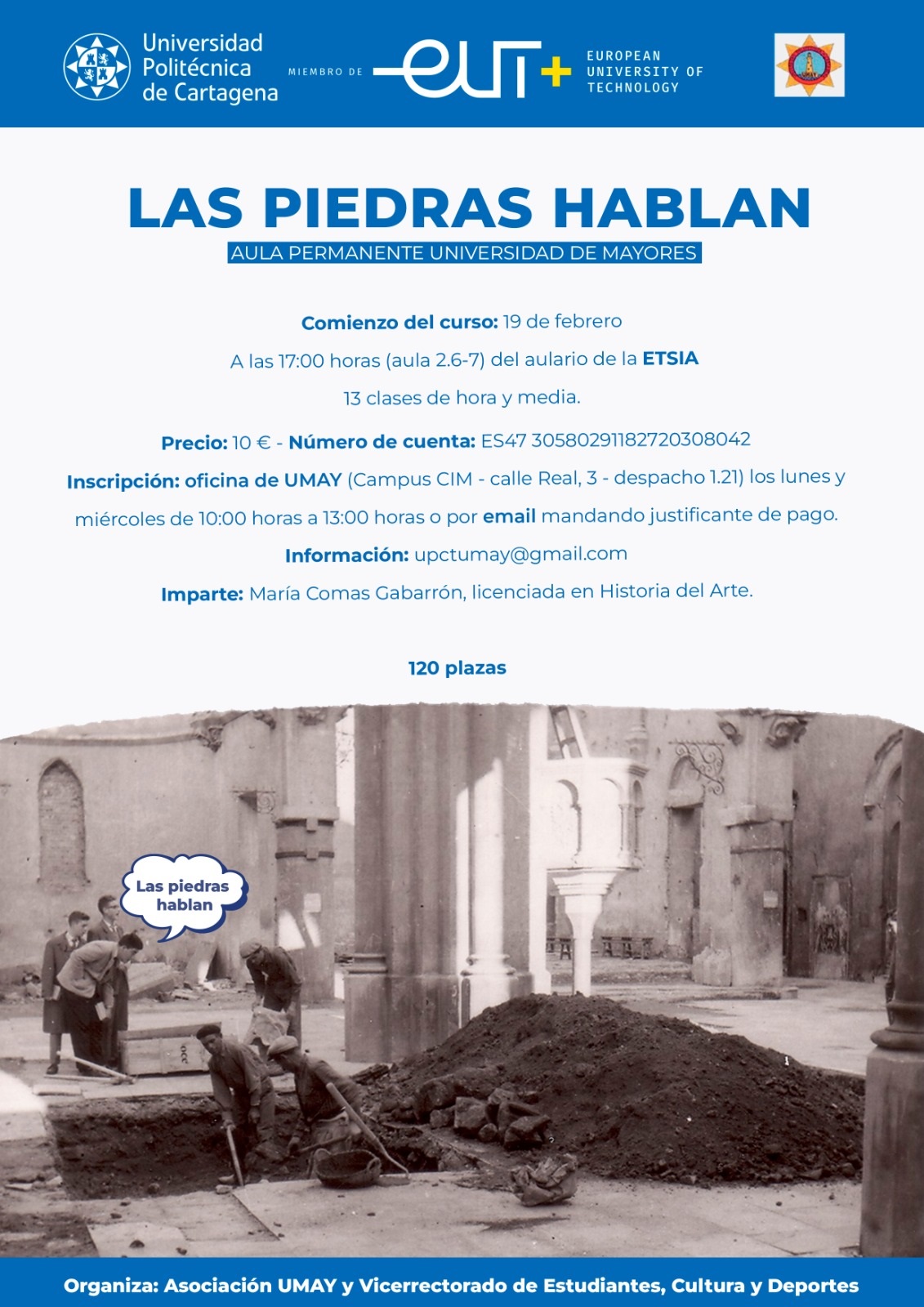 Imagen Curso Las Piedras  Hablan (Aula Permanente de UMAY)