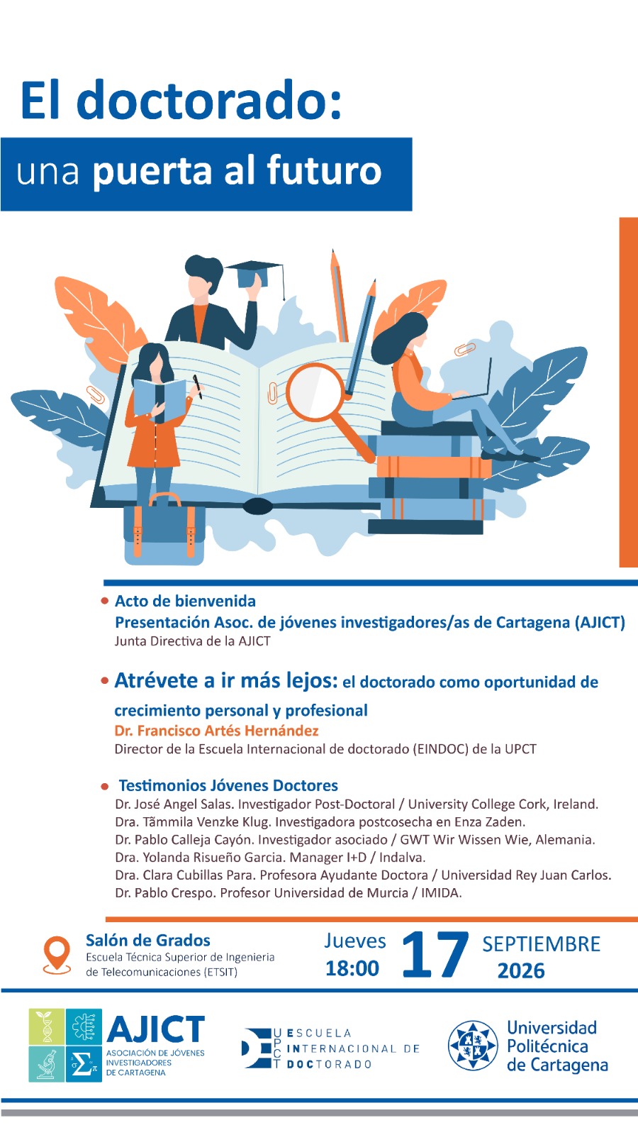 Imagen Jornada sobre doctorado (AJICT)
